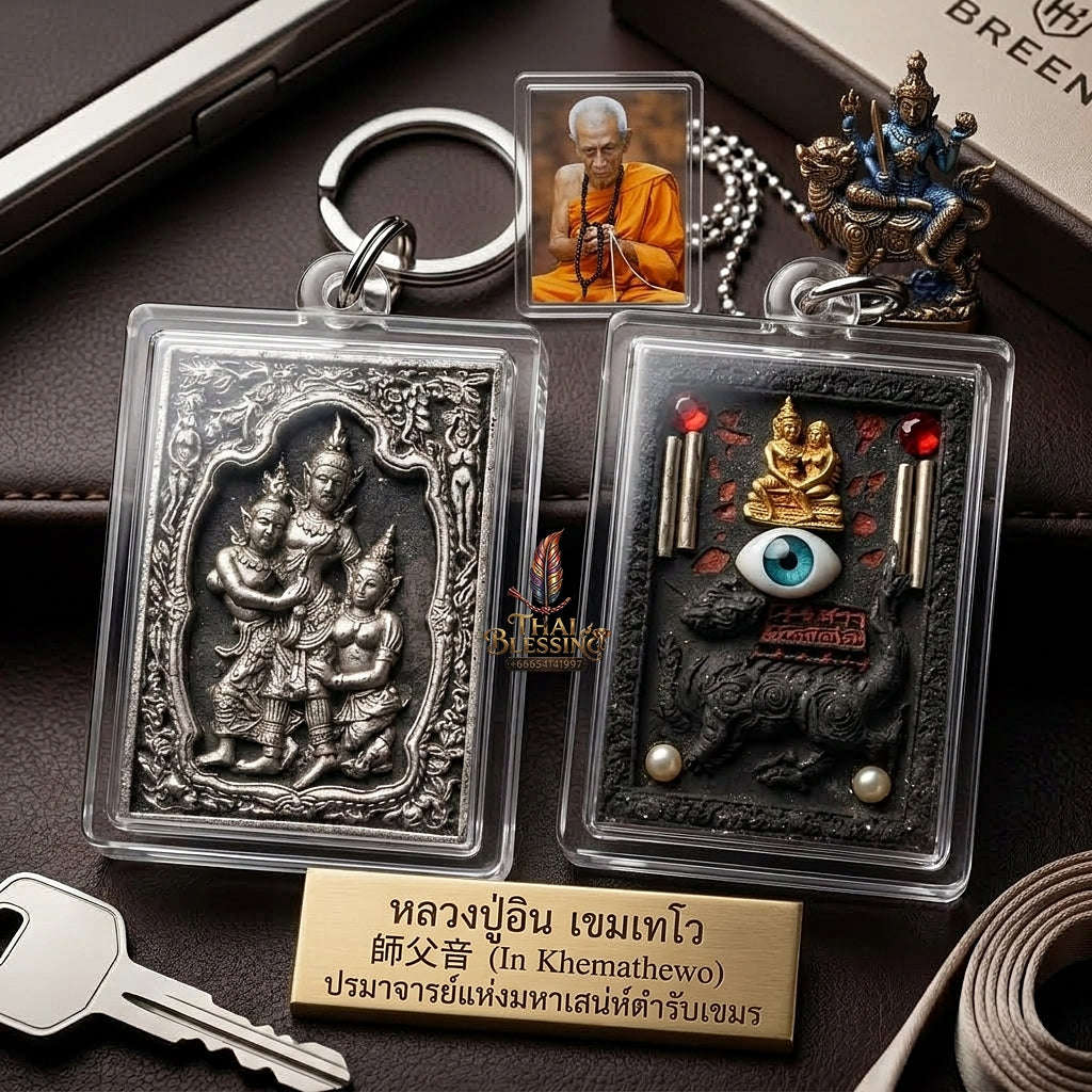 Elite Erotic Aura & Sovereign Social Dominance Sacred Phet Phayathorn Sacred Seduction Herb Powder Edition Luang Pu In Wat Nong Mek Surin 2015 Thai Amulet Collectible Thai Blessing Co By RURUECHA