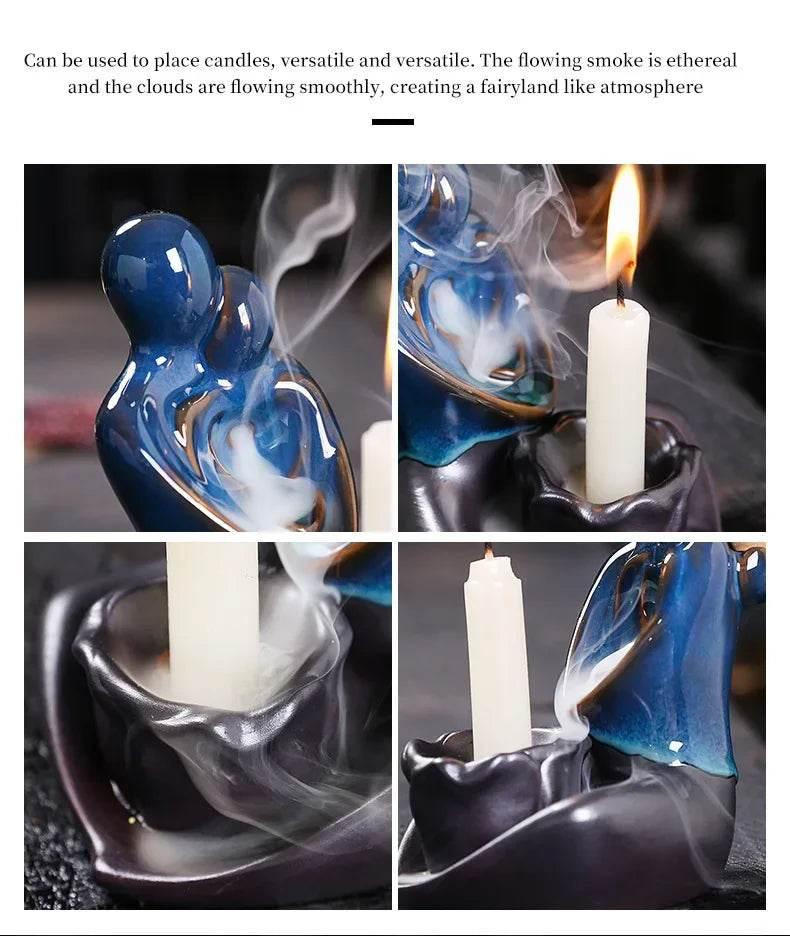 ceramic backflow incense burner - Romantic home decor