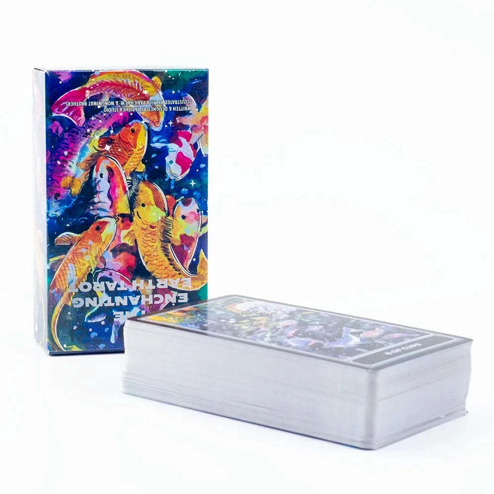 Enchanting Earth Nature-Inspired Tarot Deck for Intuitive Guidance and Self-Discovery - 80-Card Divination Board Game