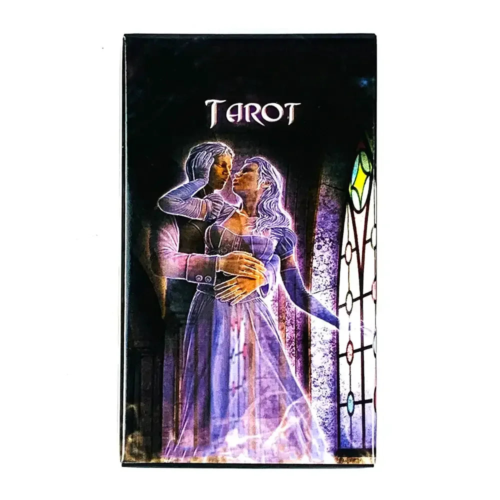 🔮English Visions Tarot Deck – 78 Cards Full Fate & Divination Edition, Ideal for Family Board Games and Tarot Readings