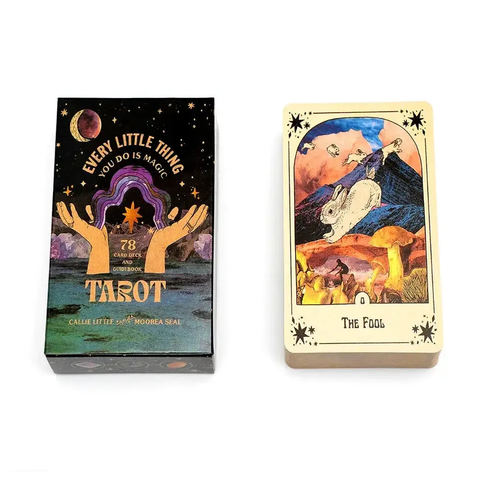 Every Little Thing You Do Is Magic Tarot – 78 Cards for Mindfulness, Mental Health, and Personal Growth, Compact 10.3 x 6 cm