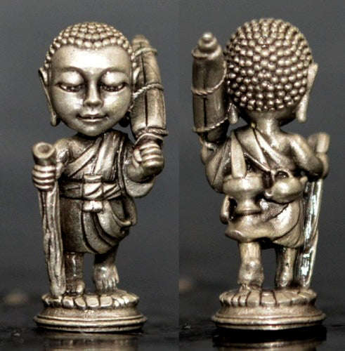 ✨ Exclusive Phra Sivali Satin Silver Amulet 2024 – Sacred Bronze Edition by Luang Pu Yen (Wat Kaeng Sadao) – Luxury Talisman for Perpetual Abundance, Charismatic Grace, and Divine Business Success (2.0 cm)