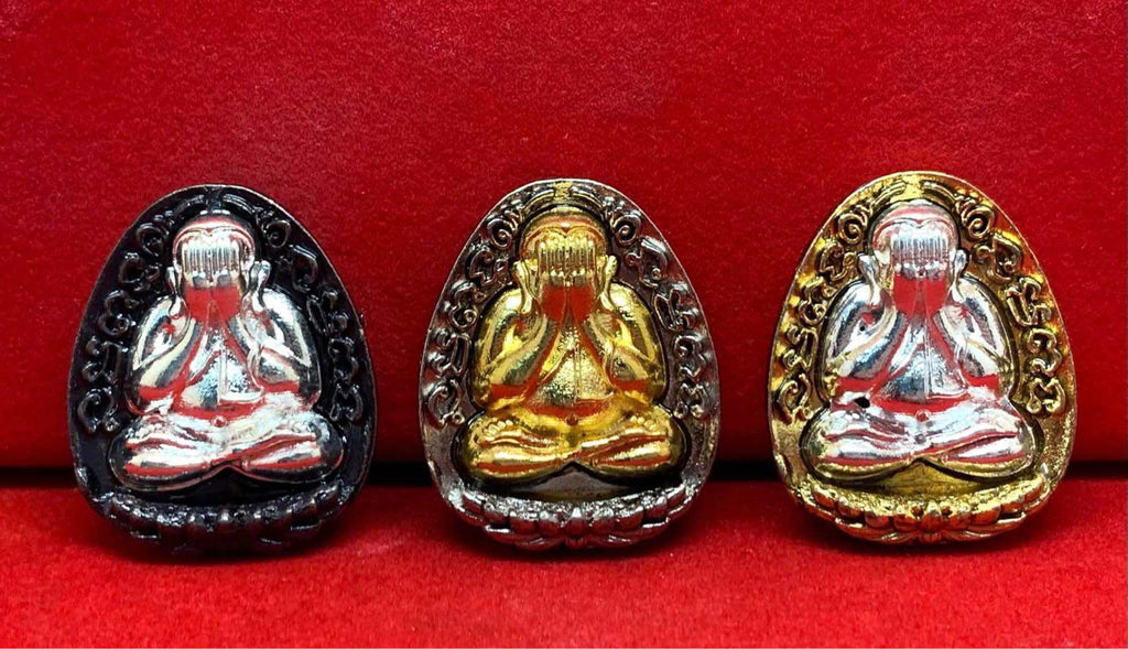 🔮Exclusive Pra Pidta Trio – "Rich Millionaire Blessing" Edition Empowered by Luang Pu Mun Thitisilo of Wat Ban Chan, Sisaket Province