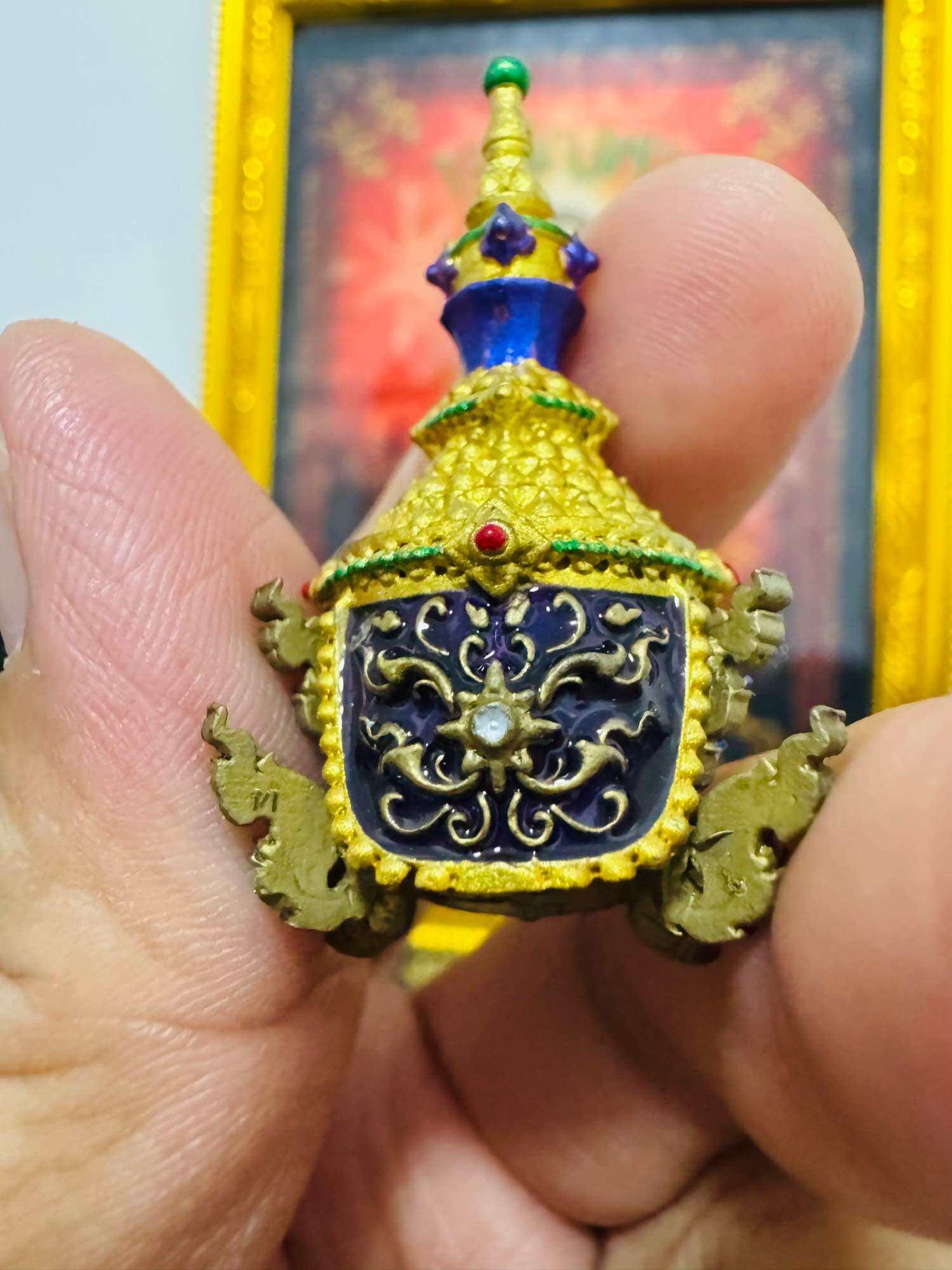 Exclusive Puthtisilp Sacred Relic with Deva Head - Kuwanon Ariyatrap Blessed by Luang Pho Phat, Wat Huay Duan Nakhon Sawan