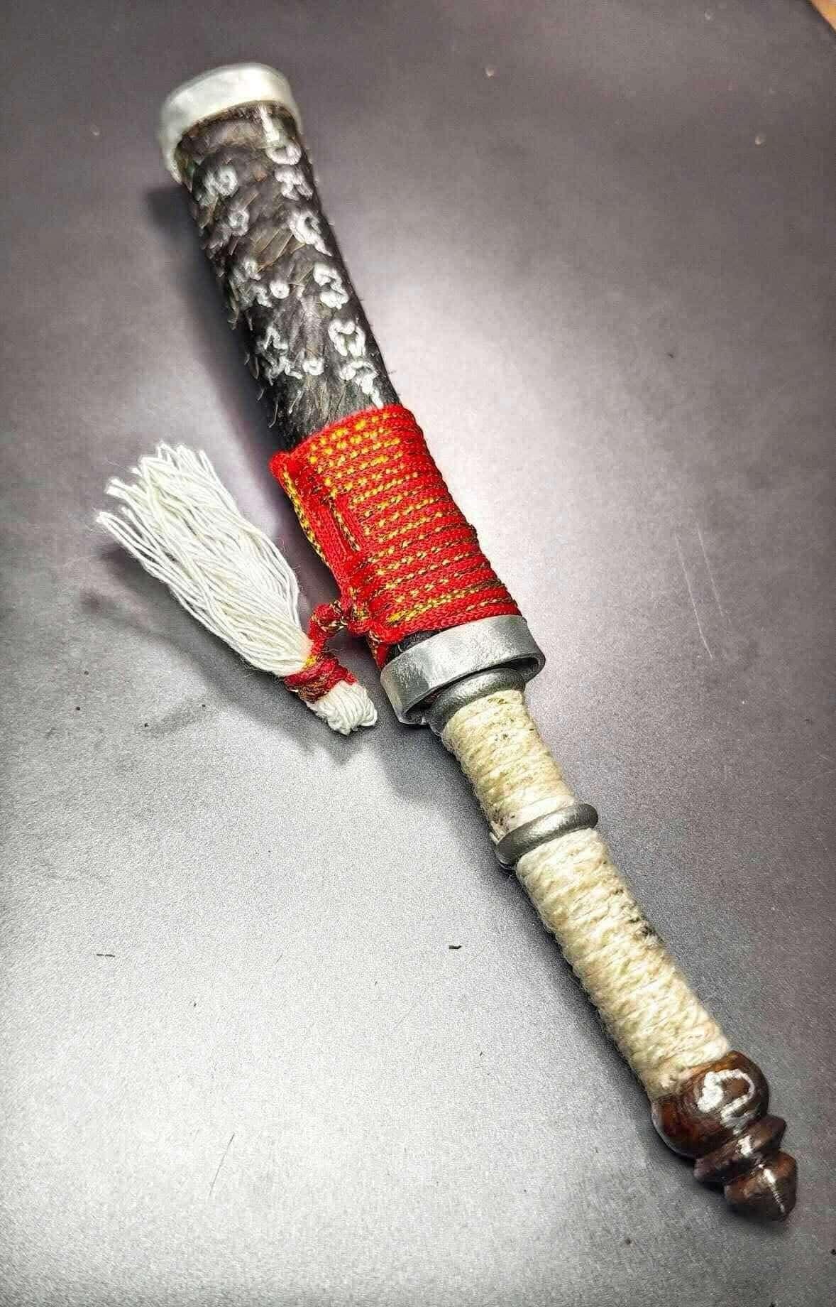 Experience Ancient Healing with Luang Pho Im Knife Set - First Edition Sacred Sword Collection