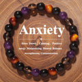 💜 Exquisite Natural Stone Tiger’s Eye & Purple Crystal Beaded Bracelets – Luxury Women’s Jewelry | Cadeau Femmes Pulseras