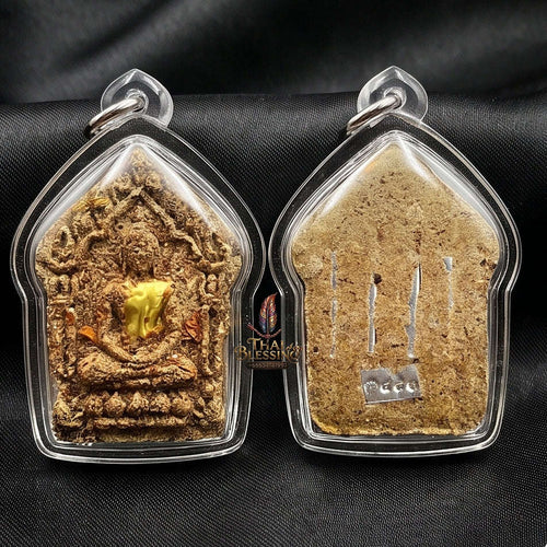 Extreme Charm Wealth Lucky Fortune Sacred Khun Phaen Pa Cha Da Herb Amulet Cased Luang Poo Mian Wat Chaniang Wanaram Buri Ram Thai Collectible Thai Blessing Co By RURUECHA