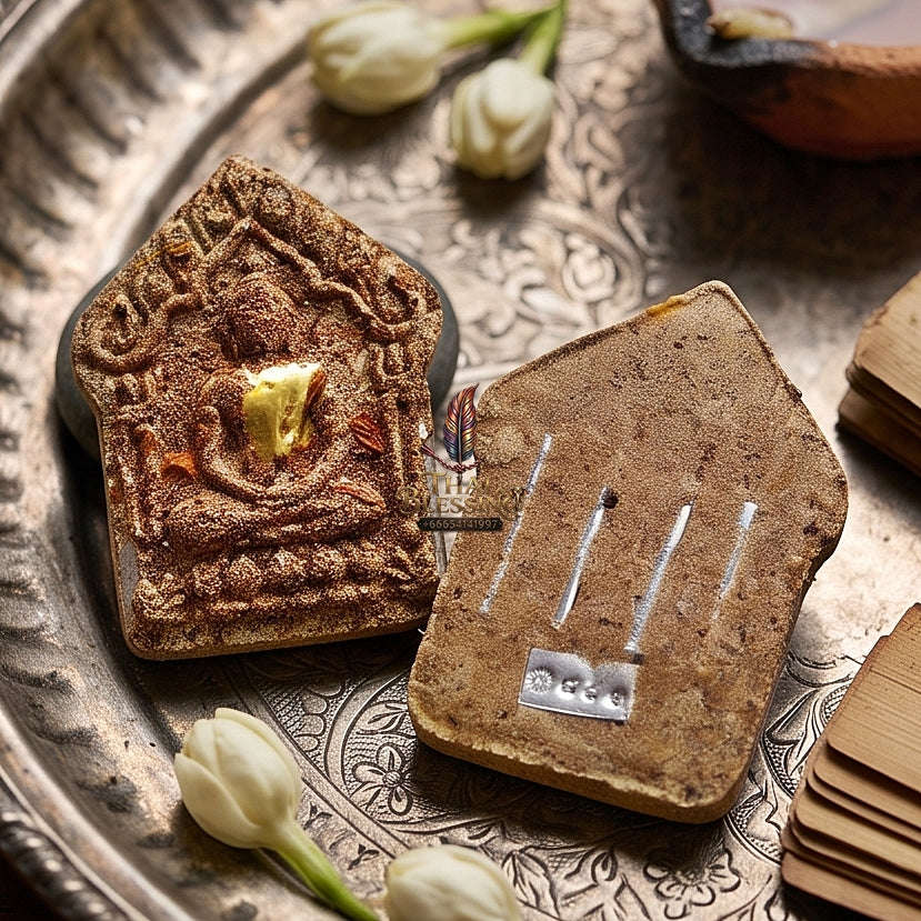 Extreme Charm Wealth Lucky Fortune Sacred Khun Phaen Pa Cha Da Herb Amulet Cased Luang Poo Mian Wat Chaniang Wanaram Buri Ram Thai Collectible Thai Blessing Co By RURUECHA