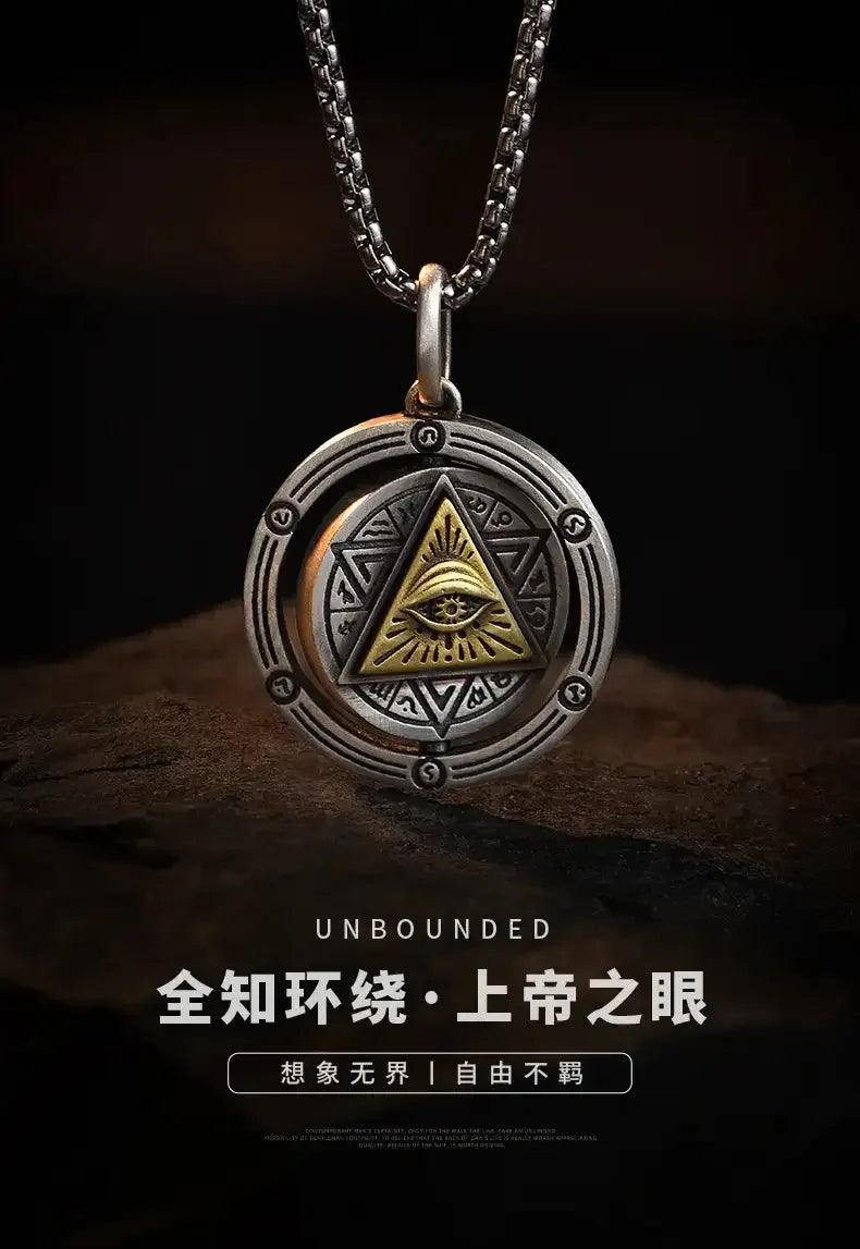 👁️ Eye of Horus Necklace – Evil Eye Pendant | Ancient Egypt Protection Jewelry | Spiritual Amulet Gift for Men & Women