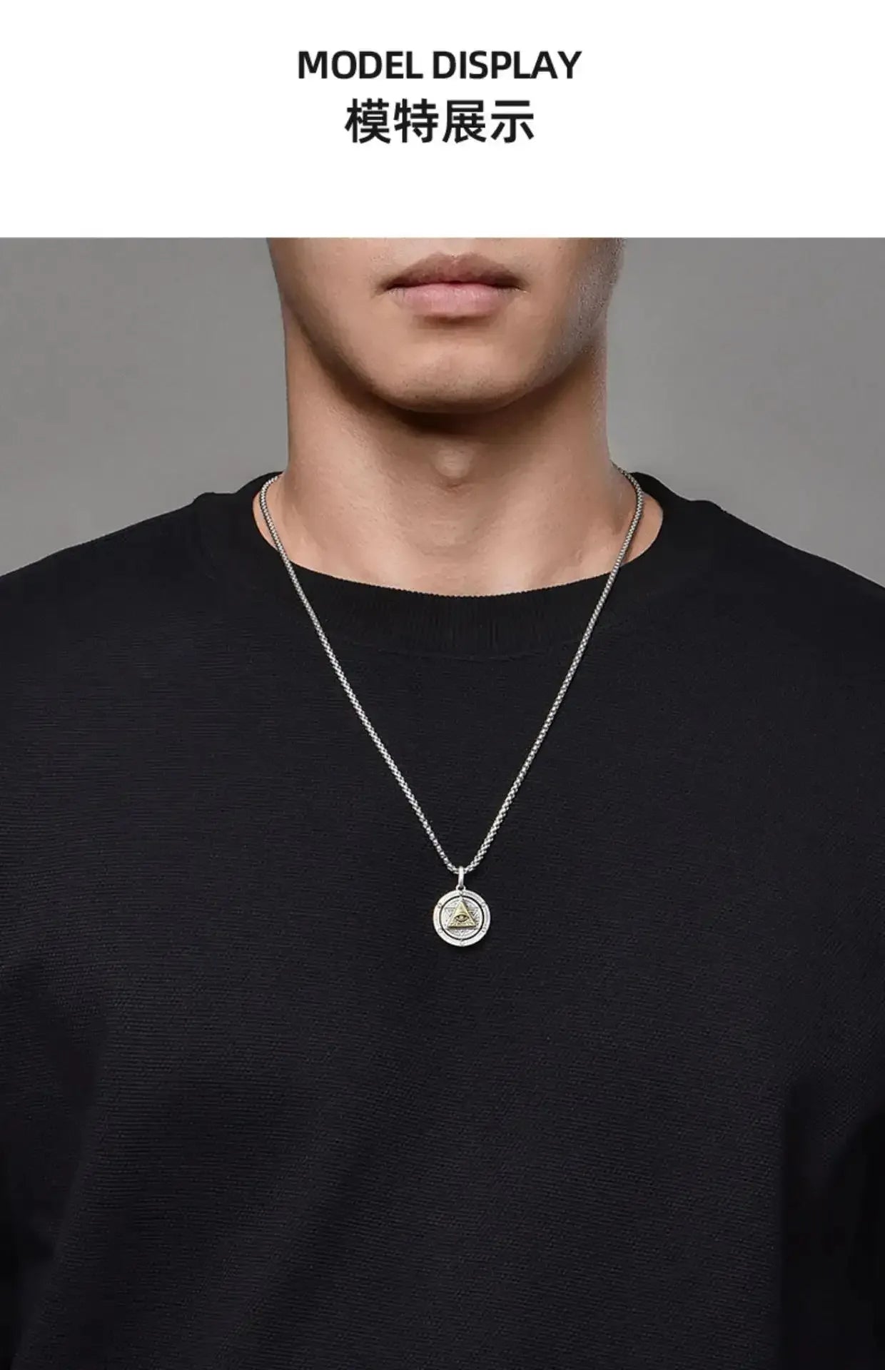 👁️ Eye of Horus Necklace – Evil Eye Pendant | Ancient Egypt Protection Jewelry | Spiritual Amulet Gift for Men & Women
