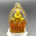 Enchanting Mae Poe Amulet with Blessed Twin Oil Casing - Sacred Charm by Ajarn Nankong of Pu Yai Tattoo School, Chiang Mai 2568 Default Title