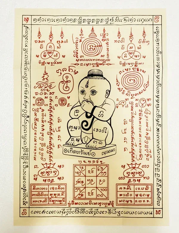 Powerful Kuman Thep Yantra for Wealth - Ajarn Nanbun's Dud Rok Koet Sap for Ultimate Prosperity in 2568 (2025) ขาว