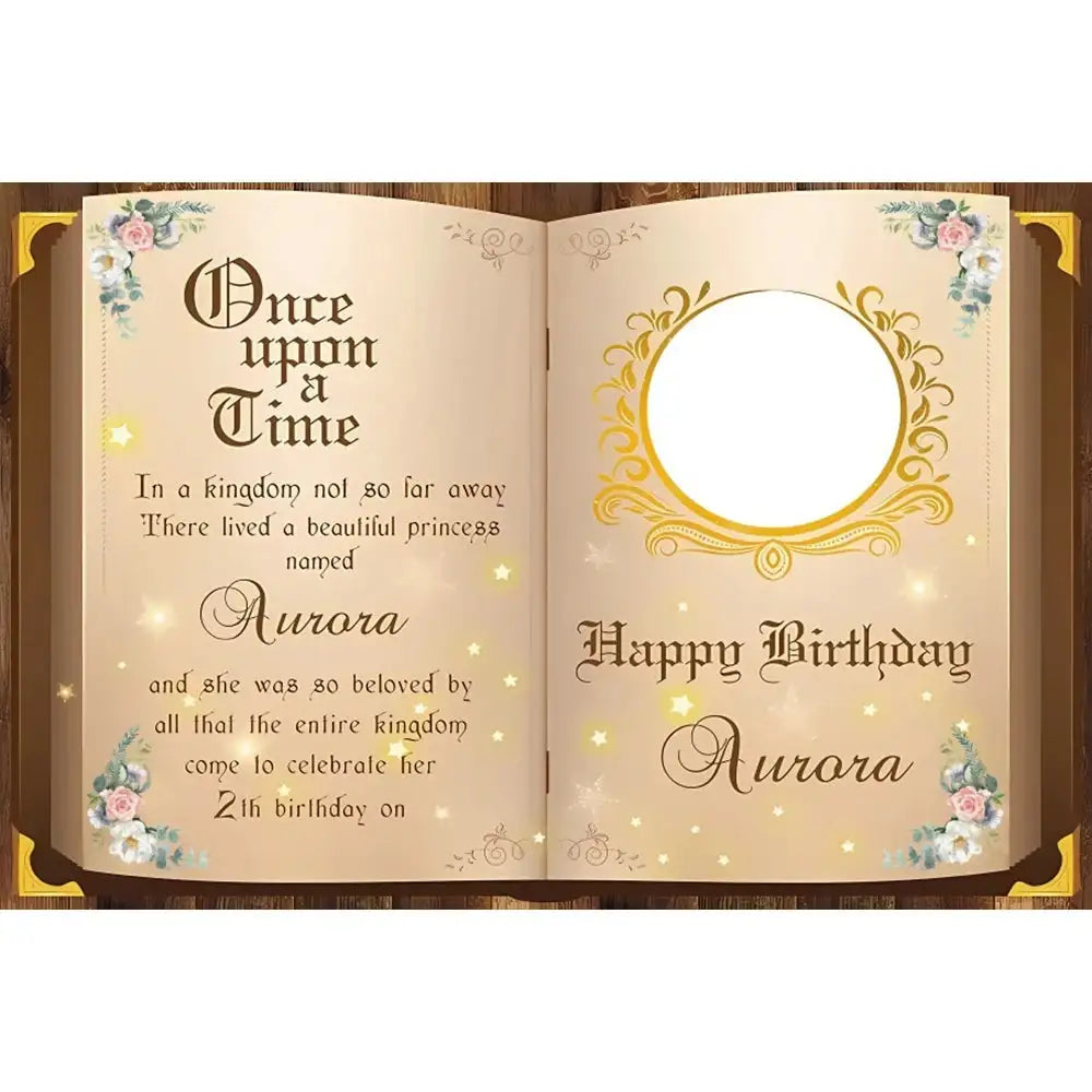 🏰 Fairy Tale Photography Backdrop – Magical Castle & Floral Theme for Weddings, Birthdays & Parties MX1866