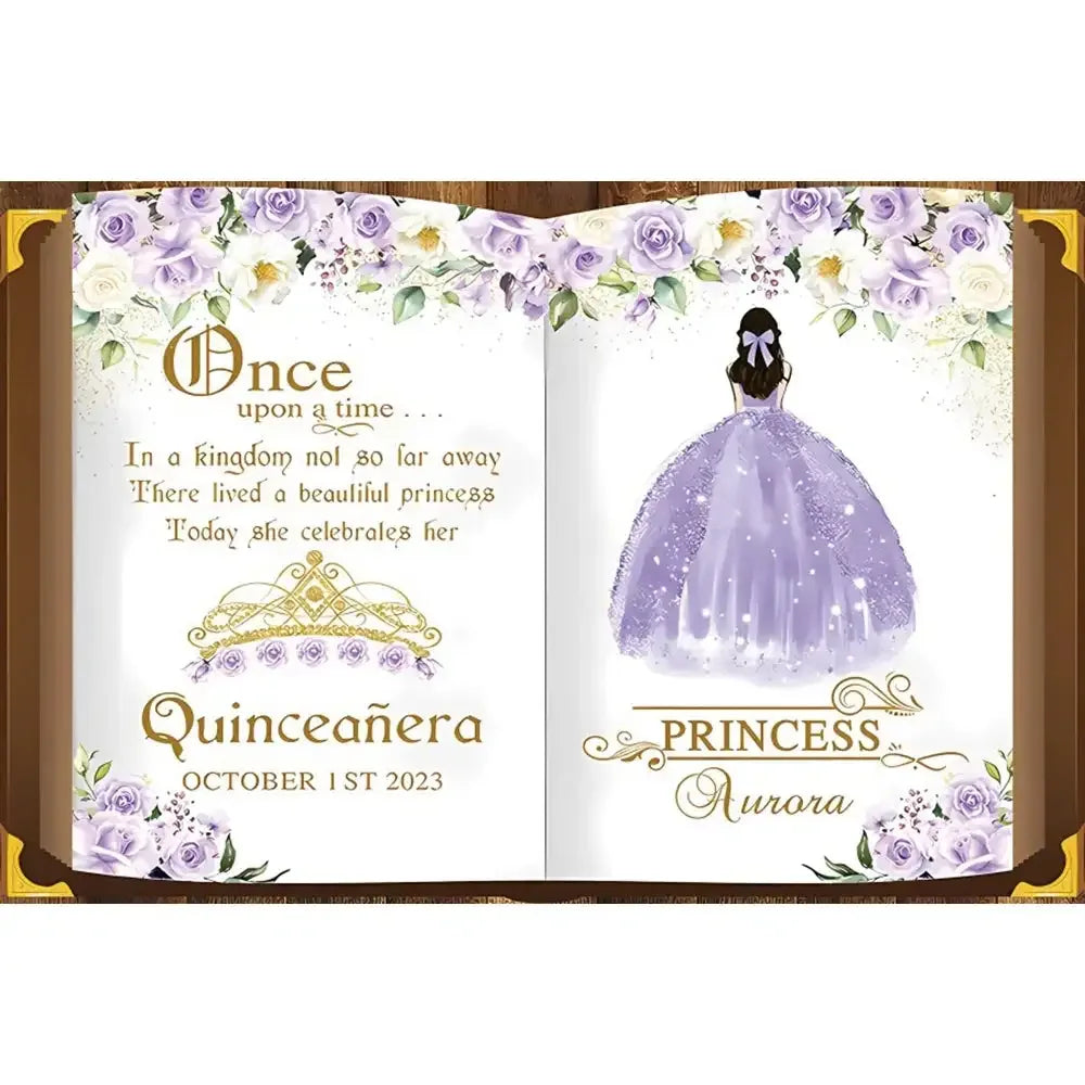 🏰 Fairy Tale Photography Backdrop – Magical Castle & Floral Theme for Weddings, Birthdays & Parties MX1867
