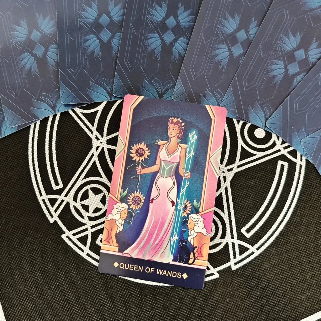 🃏 Fantome Tarot Deck 12x7 cm – 78-Card Deluxe Tarot with Paper Manual, Multidimensional Spiritual Guidance Game