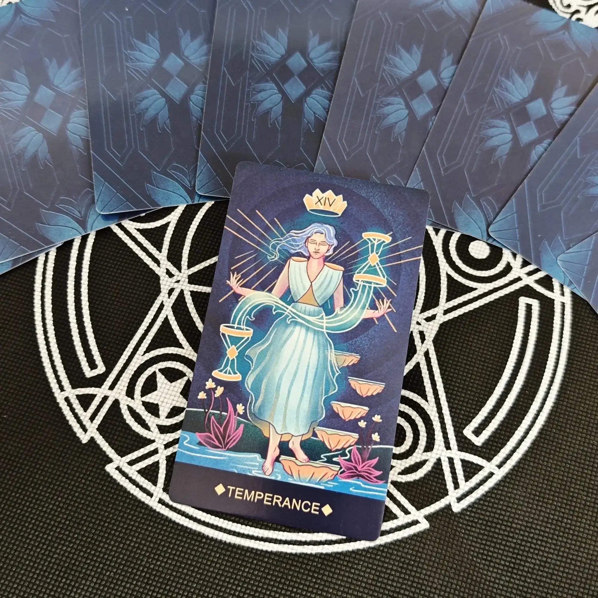 🃏 Fantome Tarot Deck 12x7 cm – 78-Card Deluxe Tarot with Paper Manual, Multidimensional Spiritual Guidance Game