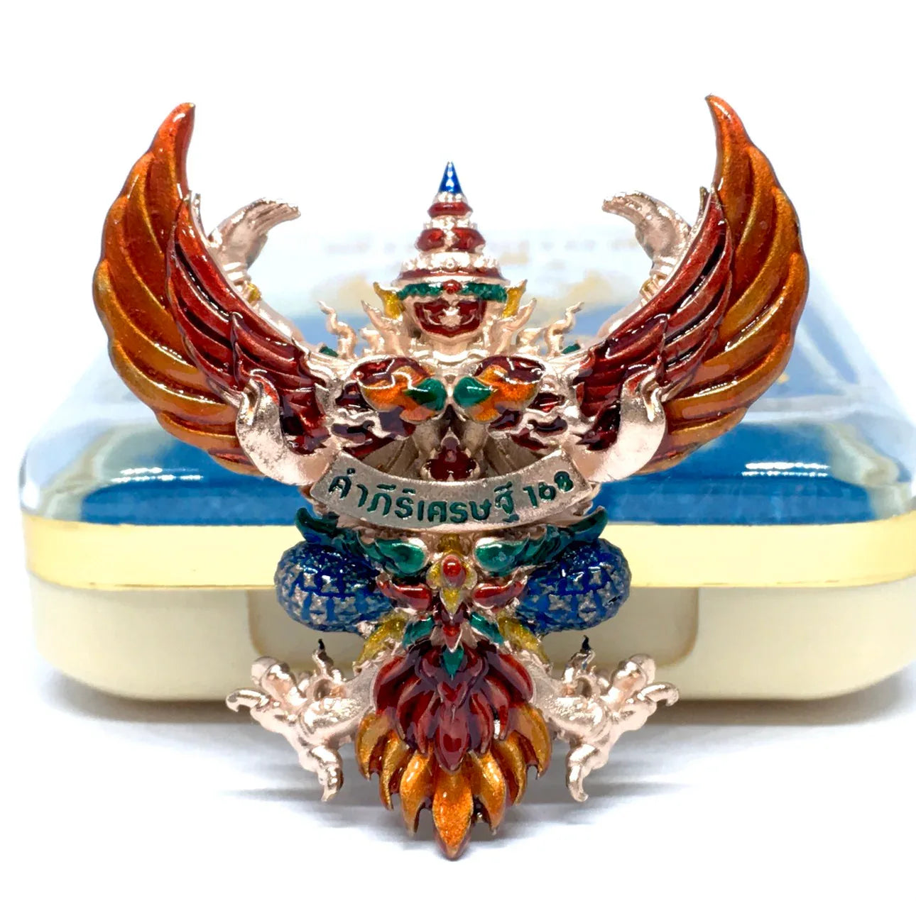 🪙 “Script of Wealth Garuda 168” – Large‑Format Royal Wealth & Protection Guardian Amulet