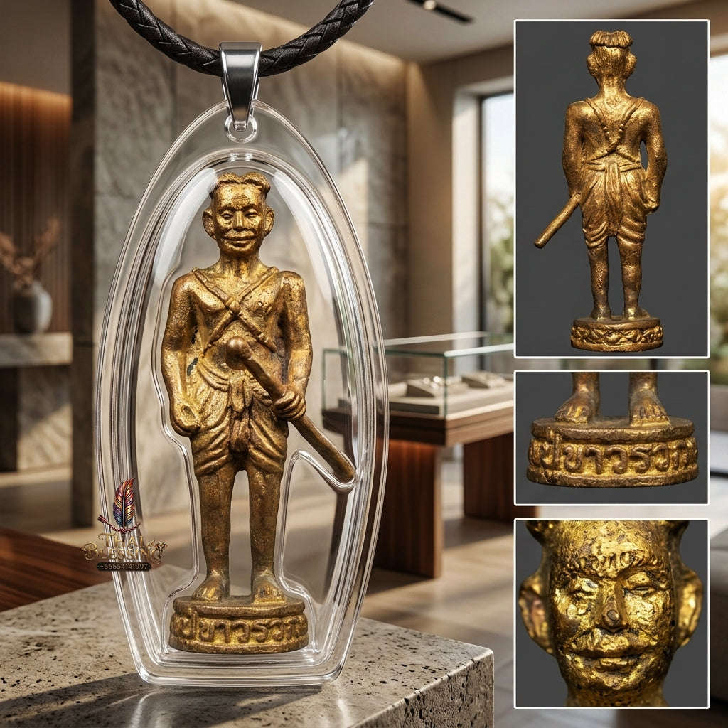 ✨ 🛡️ First-Edition Ancient Temple Bell Brass Phayontra Akom Sacred Talisman – Ultimate Guardian for Impenetrable Protection, Black Magic Deflection, and Absolute Home Security 🛡️ ✨ Thai Blessing Co By RURUECHA