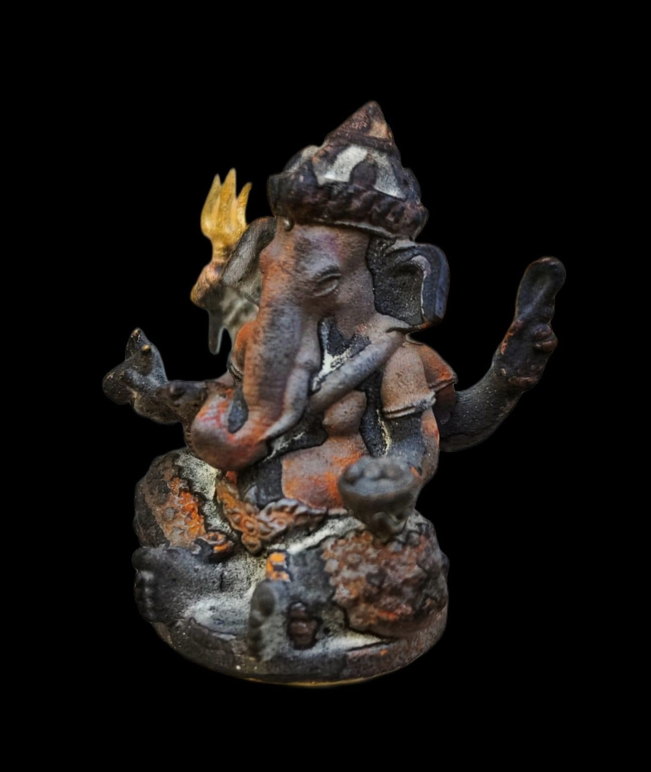 First Edition Ganesha Amulet Statue for Success and Prosperity