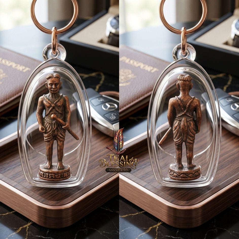 ✨ 🛡️ First-Edition Wild Copper Phayontra Akom Sacred Talisman – Ultimate Guardian for Impenetrable Protection, Black Magic Deflection, and Absolute Home Security 🛡️ ✨ Thai Blessing Co By RURUECHA