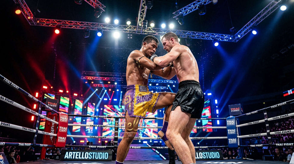 🥊 FLUORY Professional Muay Thai Shorts - High-Performance Polyester Training Trunks for Men, Women & Kids - Quick-Dry Breathable Kickboxing Gear - Advanced Combat Sports Apparel for MMA & Boxing Excellence