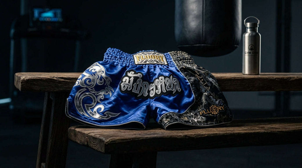 🥊 FLUORY Professional Muay Thai Shorts - High-Performance Polyester Training Trunks for Men, Women & Kids - Quick-Dry Breathable Kickboxing Gear - Advanced Combat Sports Apparel for MMA & Boxing Excellence