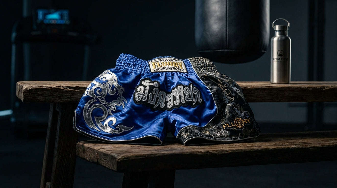 🥊 FLUORY Professional Muay Thai Shorts - High-Performance Polyester Training Trunks for Men, Women & Kids - Quick-Dry Breathable Kickboxing Gear - Advanced Combat Sports Apparel for MMA & Boxing Excellence
