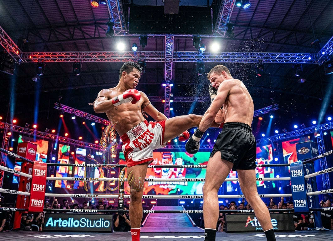 🥊 FLUORY Professional Muay Thai Shorts - High-Performance Polyester Training Trunks for Men, Women & Kids - Quick-Dry Breathable Kickboxing Gear - Advanced Combat Sports Apparel for MMA & Boxing Excellence