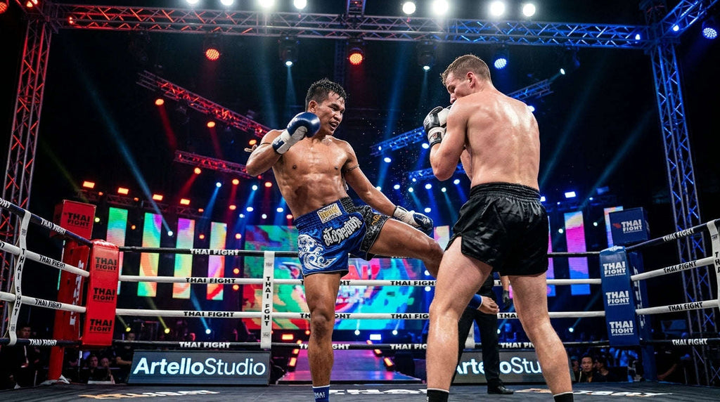 🥊 FLUORY Professional Muay Thai Shorts - High-Performance Polyester Training Trunks for Men, Women & Kids - Quick-Dry Breathable Kickboxing Gear - Advanced Combat Sports Apparel for MMA & Boxing Excellence