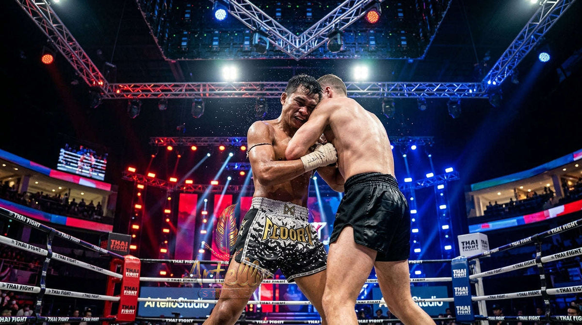 🥊 FLUORY Professional Muay Thai Shorts - High-Performance Polyester Training Trunks for Men, Women & Kids - Quick-Dry Breathable Kickboxing Gear - Advanced Combat Sports Apparel for MMA & Boxing Excellence