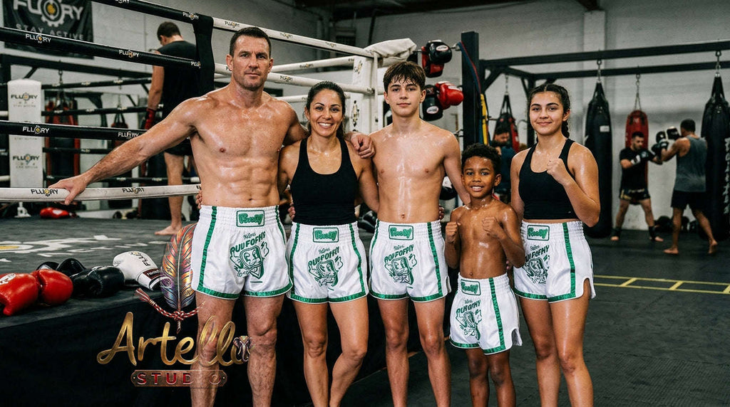 🥊 FLUORY Professional Muay Thai Shorts - High-Performance Polyester Training Trunks for Men, Women & Kids - Quick-Dry Breathable Kickboxing Gear - Advanced Combat Sports Apparel for MMA & Boxing Excellence