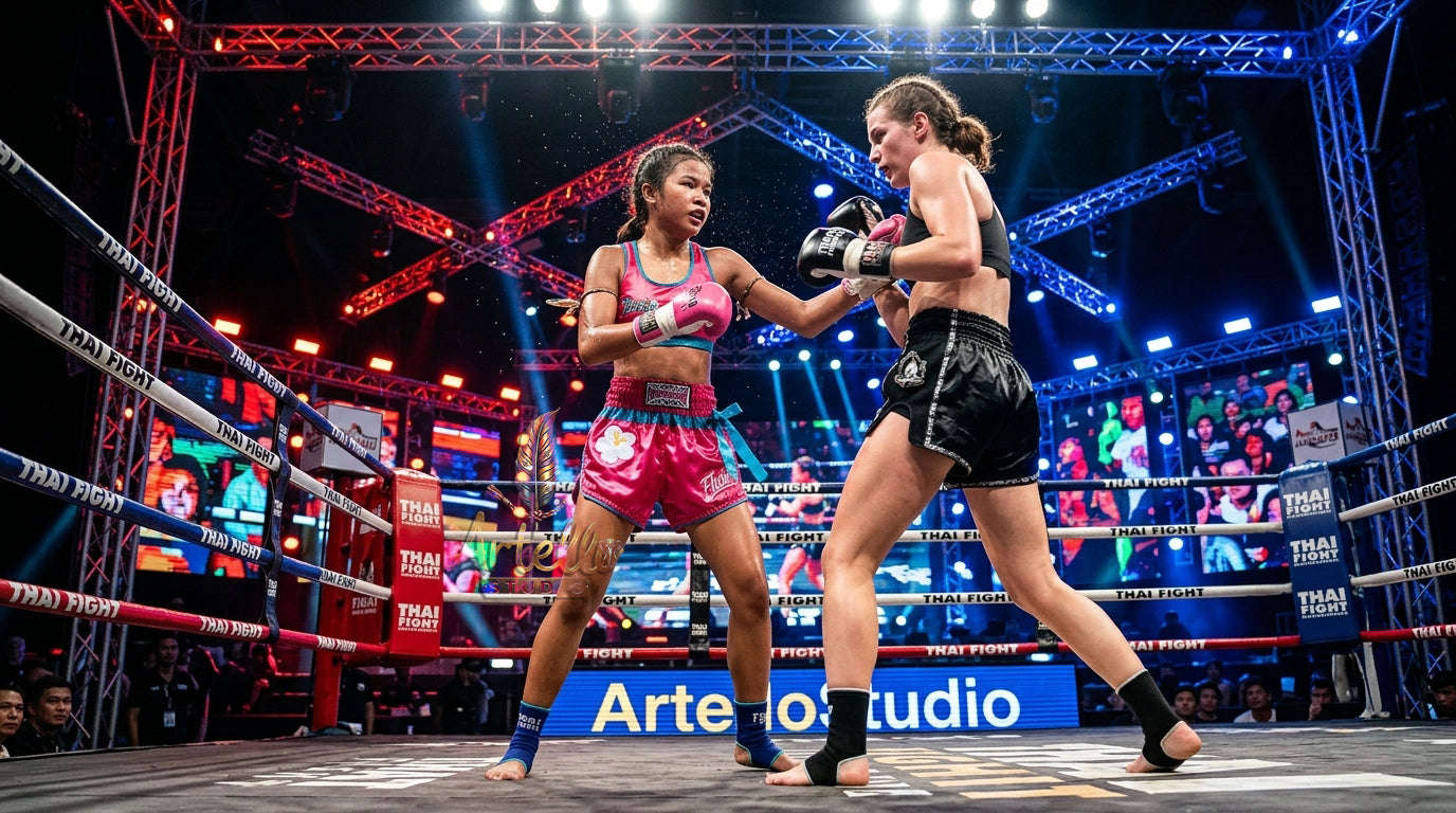 🥊 FLUORY Professional Muay Thai Shorts - High-Performance Polyester Training Trunks for Men, Women & Kids - Quick-Dry Breathable Kickboxing Gear - Advanced Combat Sports Apparel for MMA & Boxing Excellence