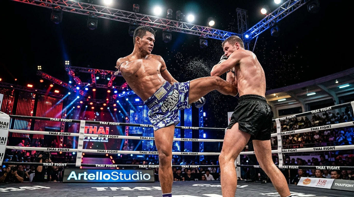 🥊 FLUORY Professional Muay Thai Shorts - High-Performance Polyester Training Trunks for Men, Women & Kids - Quick-Dry Breathable Kickboxing Gear - Advanced Combat Sports Apparel for MMA & Boxing Excellence
