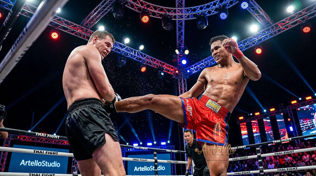 🥊 FLUORY Professional Muay Thai Shorts - High-Performance Polyester Training Trunks for Men, Women & Kids - Quick-Dry Breathable Kickboxing Gear - Advanced Combat Sports Apparel for MMA & Boxing Excellence