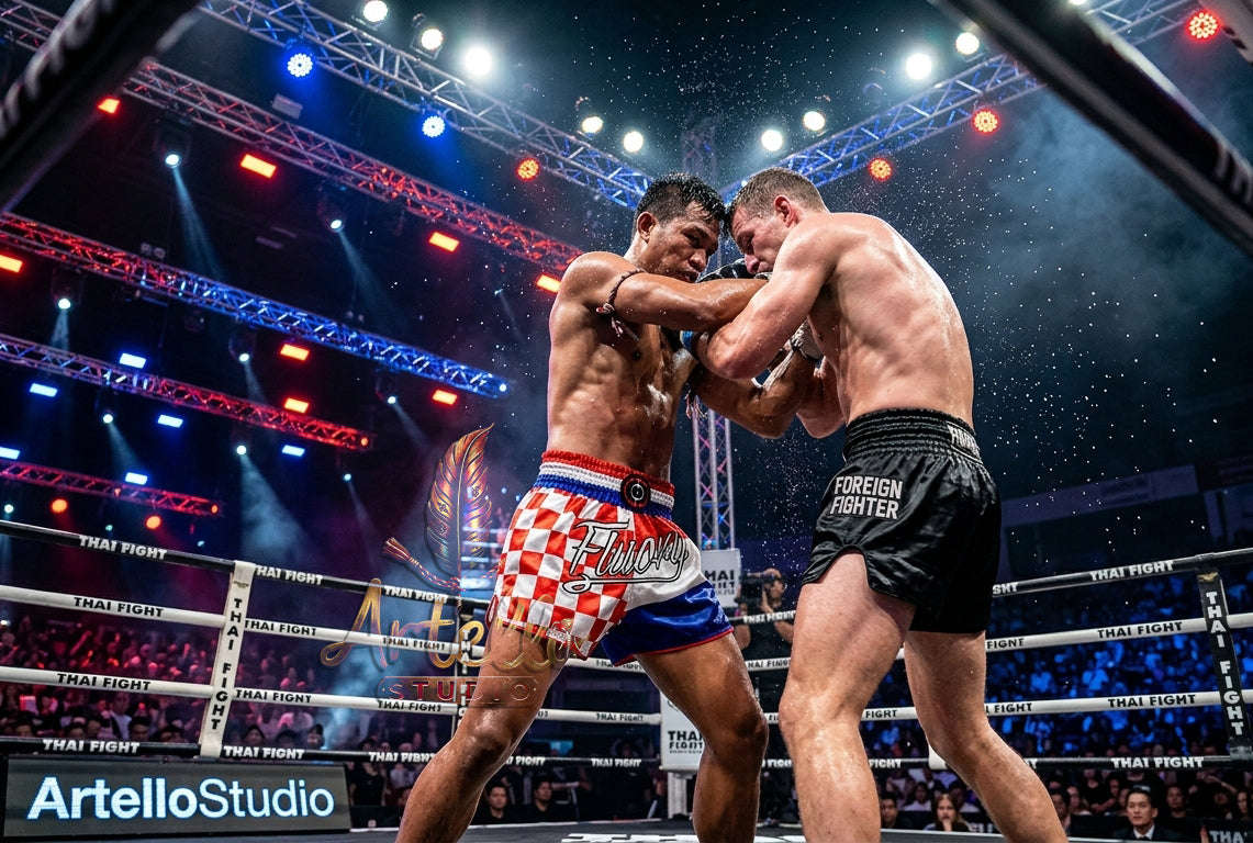 🥊 FLUORY Professional Muay Thai Shorts - High-Performance Polyester Training Trunks for Men, Women & Kids - Quick-Dry Breathable Kickboxing Gear - Advanced Combat Sports Apparel for MMA & Boxing Excellence