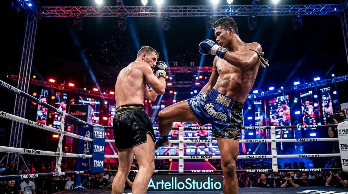 🥊 FLUORY Professional Muay Thai Shorts - High-Performance Polyester Training Trunks for Men, Women & Kids - Quick-Dry Breathable Kickboxing Gear - Advanced Combat Sports Apparel for MMA & Boxing Excellence