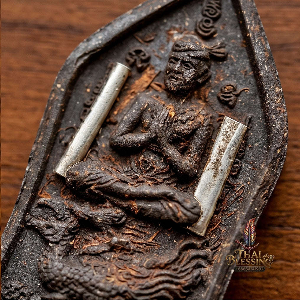 Forbidden Lanna Necromancy & Mind-Binding Devotion Sacred Khun Phaen Hong Ron (Soaring Black Swan) Black Sacred Seduction Thai Blessing Co By RURUECHA