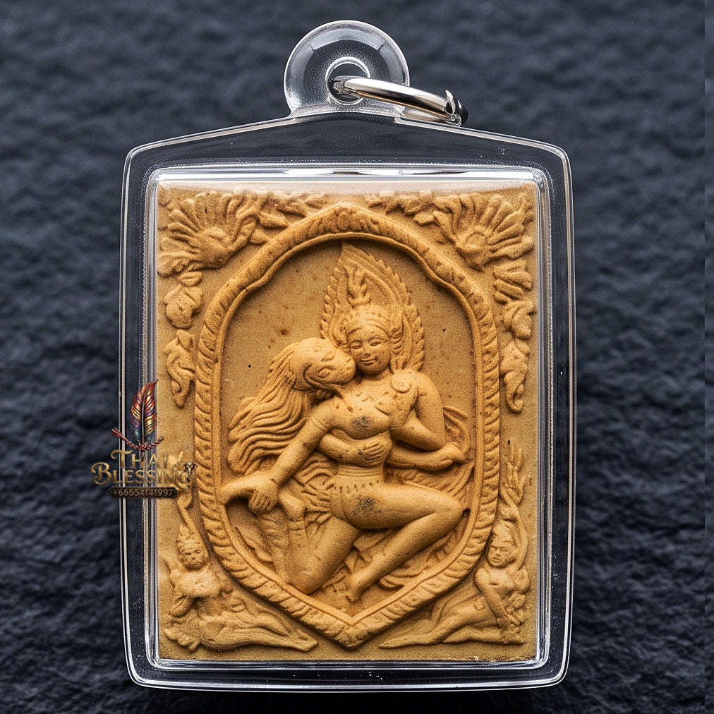 Forbidden Lanna Necromancy & Mind-Binding Devotion Sacred Phet Phayathorn White Sacred Seduction Herb Powder Edition Luang Pu In Wat Nong Mek Surin 2013 Thai Amulet Collectible Thai Blessing Co By RURUECHA