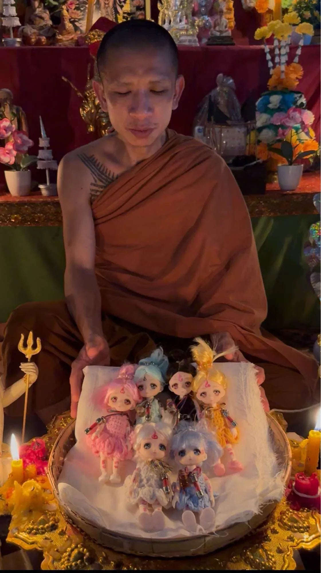 🧸 “Fortune‑Calling Luk Thep Wealth Doll – Child Spirit Companion for Money, Customers, Help &Love (Master‑Inscribed & Temple‑Blessed)”