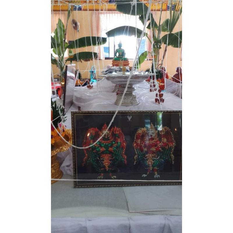 One-Sake.com Four-Armed Garuda Amulet Thai Home Decor One-Sake.com สัมฤทธิ์แดงลงยา สัมฤทธิ์เหลือง สัมฤทธิ์เหลืองลงยา สัมฤทธิ์เหลือง-สัมฤทธิ์เหลืองลงยา-สัมฤทธิ์แดงลงยา-