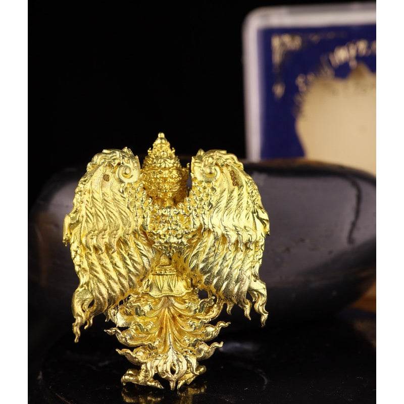 One-Sake.com Four-Armed Garuda Amulet Thai Home Decor One-Sake.com สัมฤทธิ์แดงลงยา สัมฤทธิ์เหลือง สัมฤทธิ์เหลืองลงยา สัมฤทธิ์เหลือง-สัมฤทธิ์เหลืองลงยา-สัมฤทธิ์แดงลงยา-