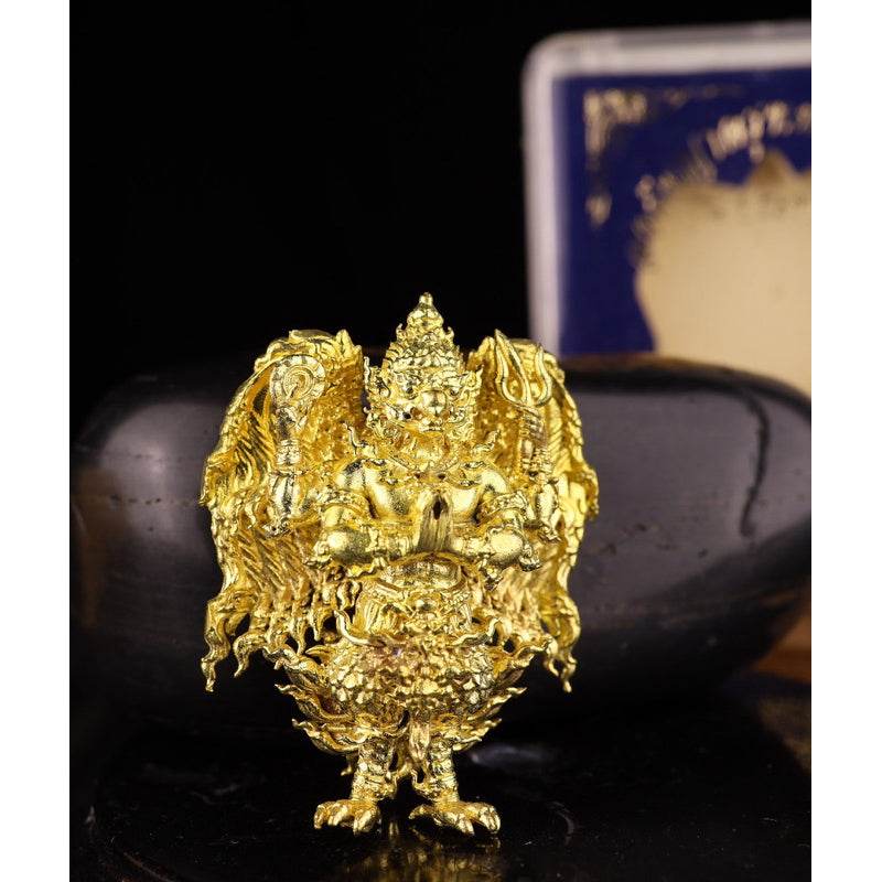 One-Sake.com Four-Armed Garuda Amulet Thai Home Decor One-Sake.com สัมฤทธิ์แดงลงยา สัมฤทธิ์เหลือง สัมฤทธิ์เหลืองลงยา สัมฤทธิ์เหลือง-สัมฤทธิ์เหลืองลงยา-สัมฤทธิ์แดงลงยา-