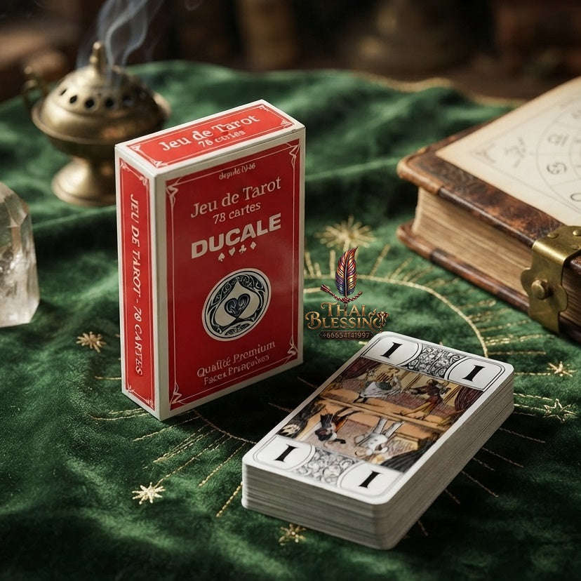 ✨ Français Oracle des Ducale French Tarot Cards: Un Outil Précieux pour la Divination et la Guidance Spirituelle Board Game Thai Blessing Co By RURUECHA