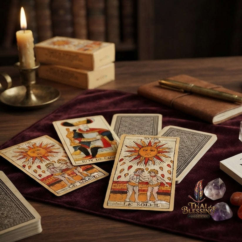 ✨ Français Oracle des Ducale French Tarot Cards: Un Outil Précieux pour la Divination et la Guidance Spirituelle Board Game Thai Blessing Co By RURUECHA