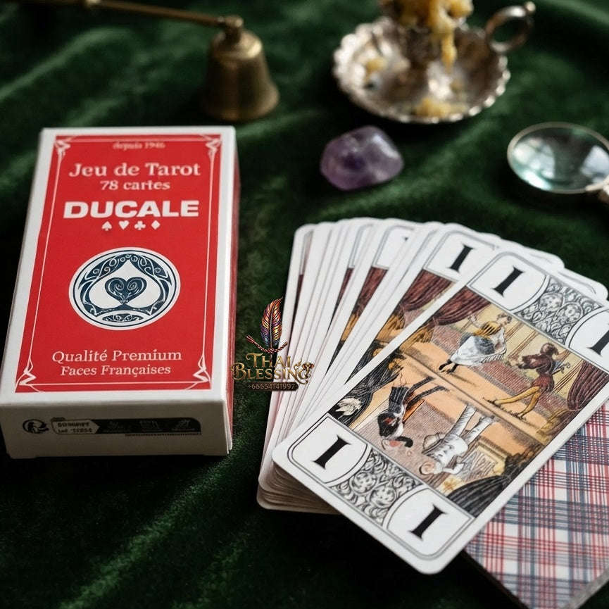 ✨ Français Oracle des Ducale French Tarot Cards: Un Outil Précieux pour la Divination et la Guidance Spirituelle Board Game Thai Blessing Co By RURUECHA