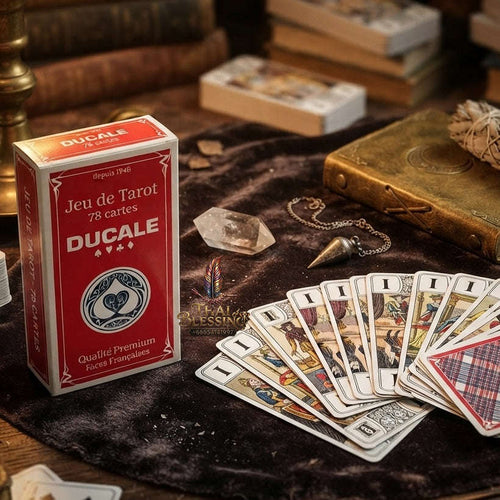 ✨ Français Oracle des Ducale French Tarot Cards: Un Outil Précieux pour la Divination et la Guidance Spirituelle Board Game Thai Blessing Co By RURUECHA