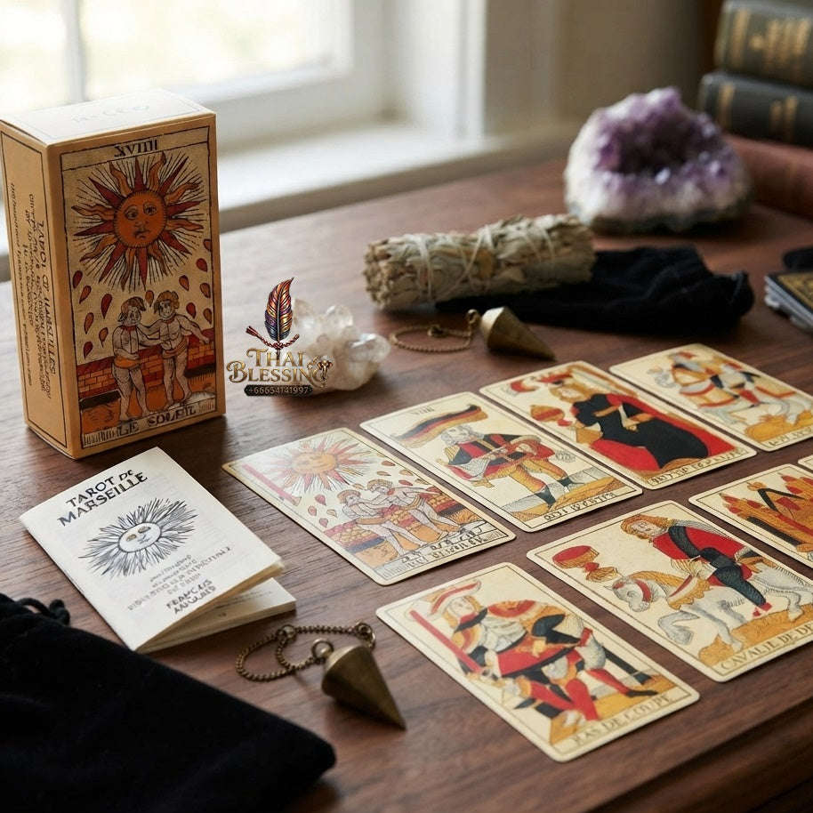 ✨ Français Oracle des Ducale French Tarot Cards: Un Outil Précieux pour la Divination et la Guidance Spirituelle Board Game Thai Blessing Co By RURUECHA