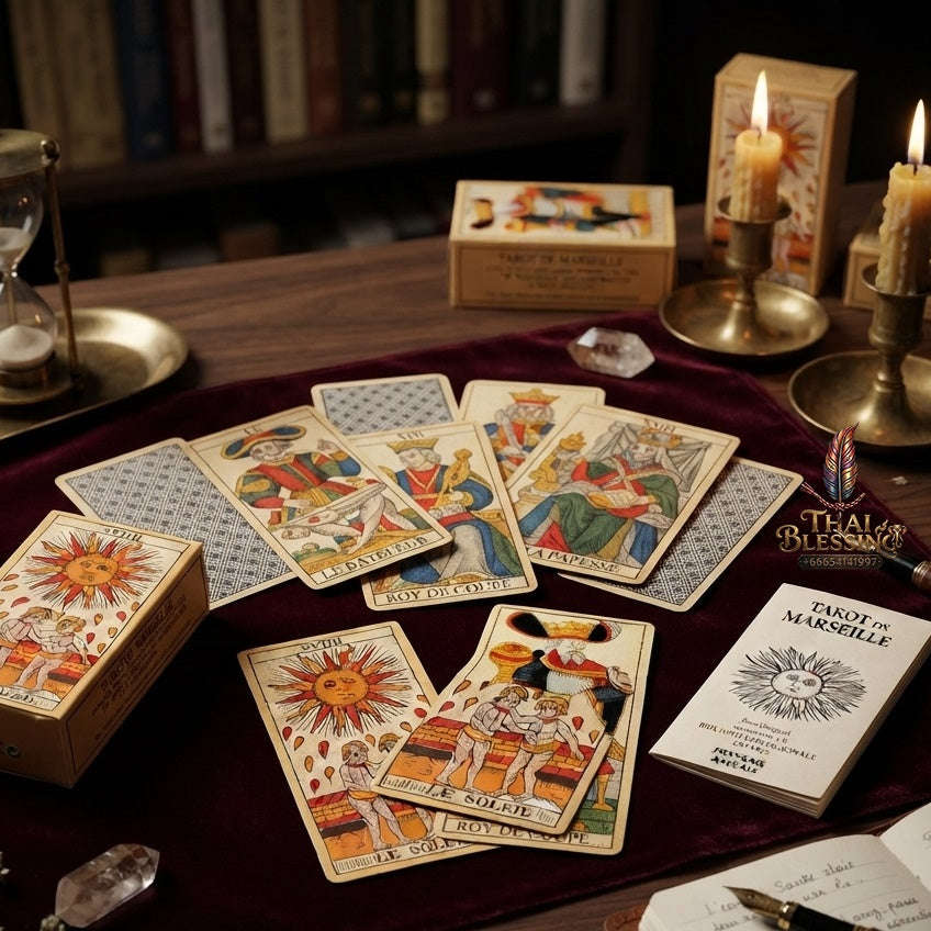 ✨ Français Oracle des Ducale French Tarot Cards: Un Outil Précieux pour la Divination et la Guidance Spirituelle Board Game Thai Blessing Co By RURUECHA