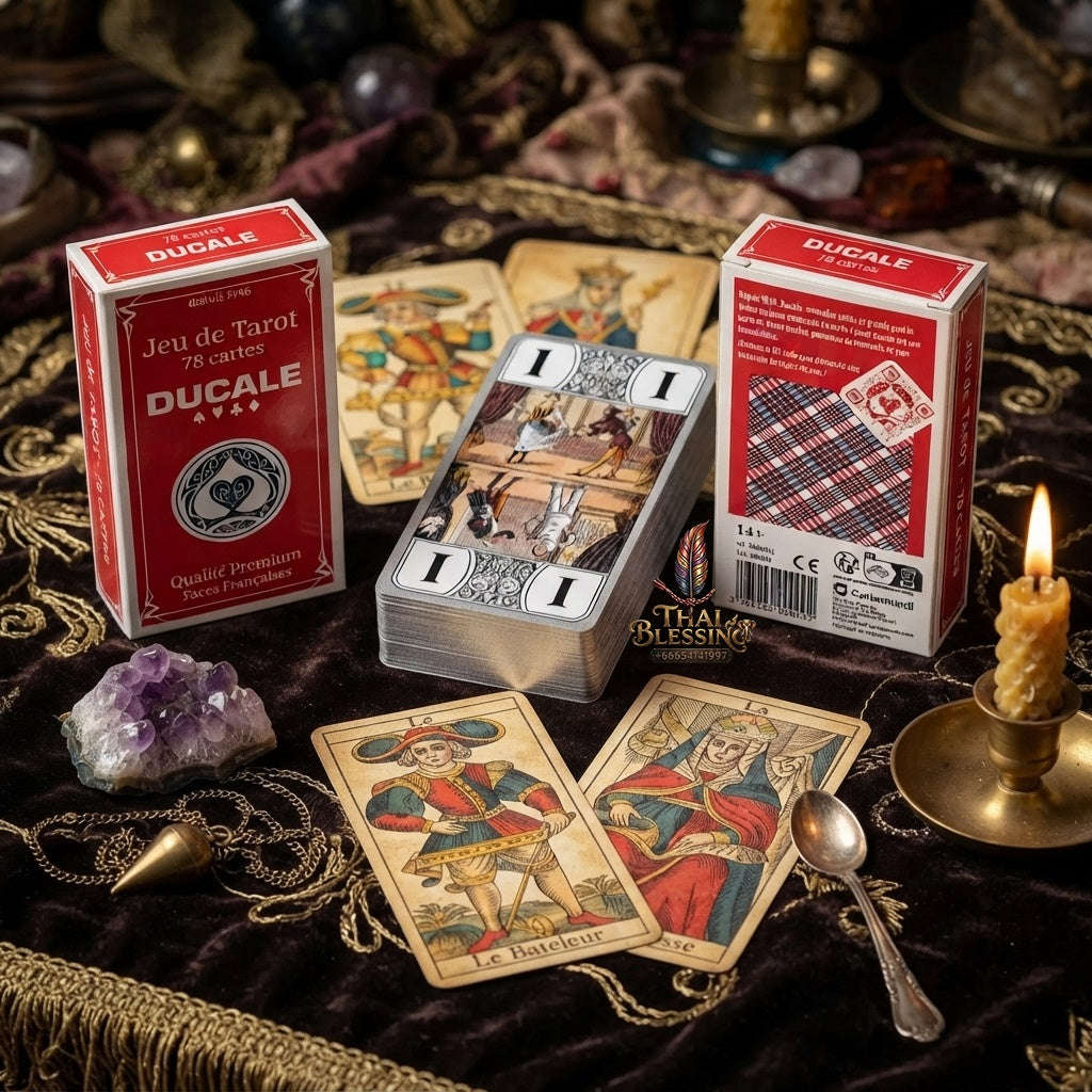 ✨ Français Oracle des Ducale French Tarot Cards: Un Outil Précieux pour la Divination et la Guidance Spirituelle Board Game Thai Blessing Co By RURUECHA