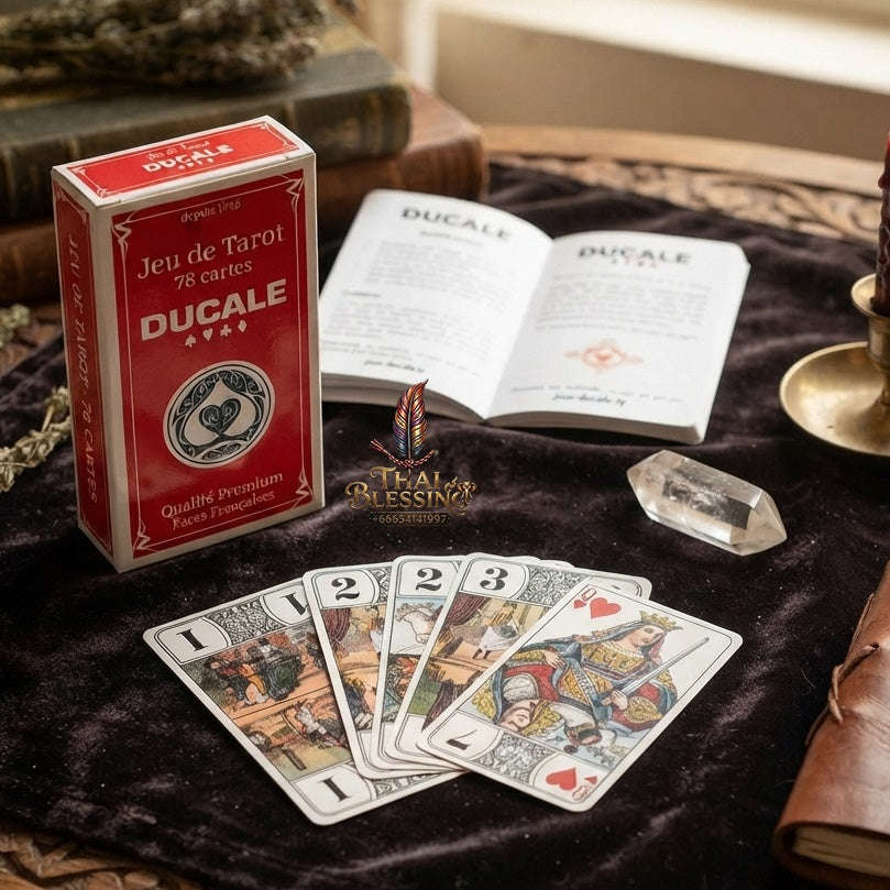 ✨ Français Oracle des Ducale French Tarot Cards: Un Outil Précieux pour la Divination et la Guidance Spirituelle Board Game Thai Blessing Co By RURUECHA